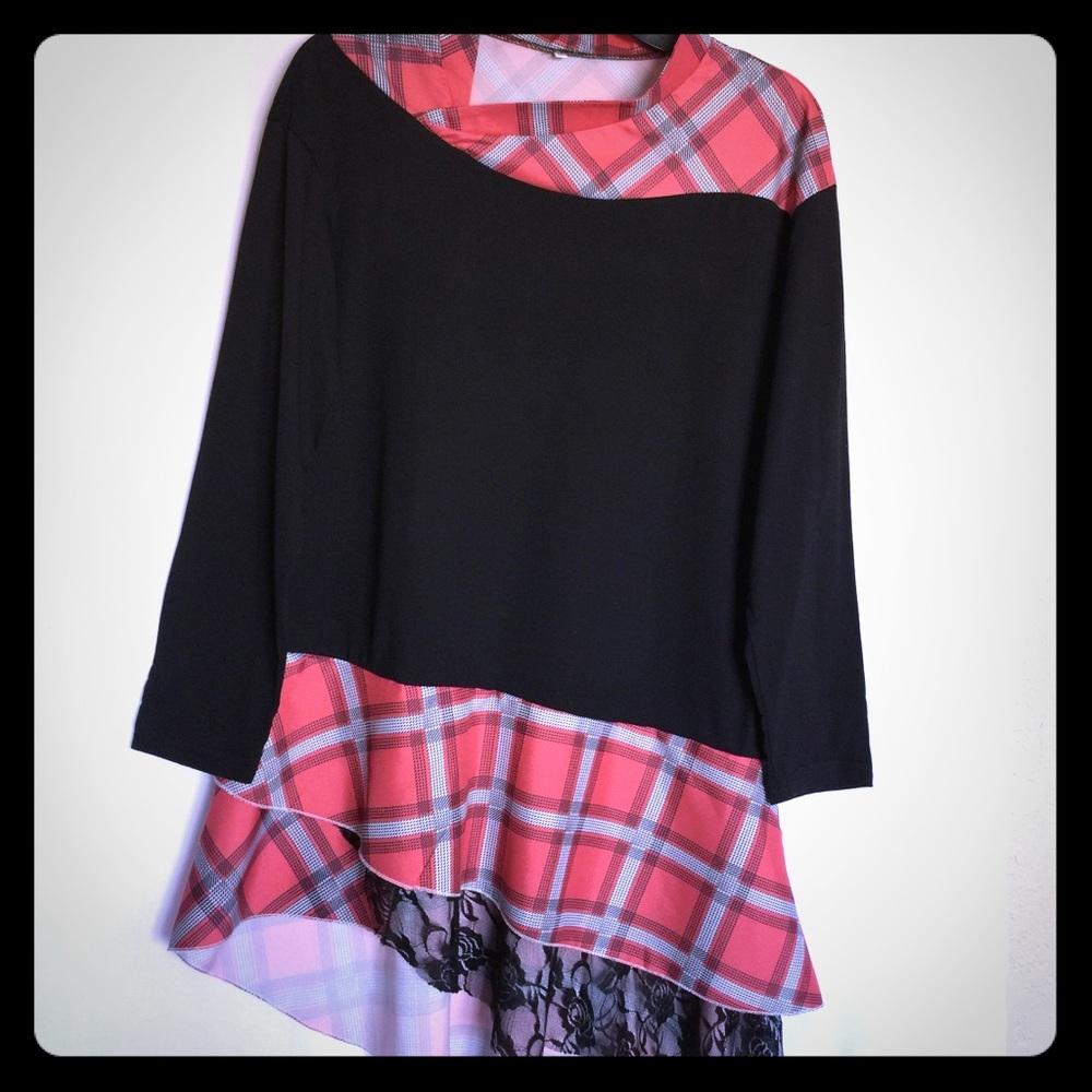 NWOT Women’s Asymmetrical design Tunic Dress